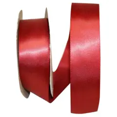 JAM Paper 1.5" x 50yd. Single Face Satin Ribbon Copper