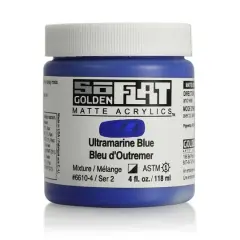 Golden&reg; SoFlat Matte Acrylic Paint, 4oz. Ultramarine Blue