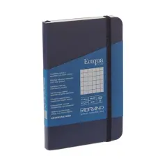 Fabriano&reg; EcoQua Plus Graph Stitch-Bound Notebook Navy