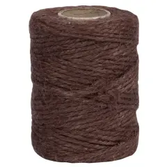 JAM Paper 1/8" x 54yd. Kraft Twine Chocolate Brown