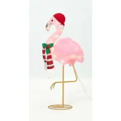 2.5ft. Plush Flamingo Sculpture