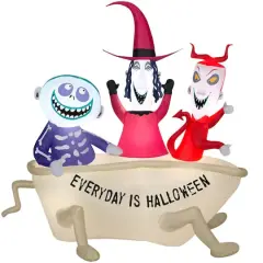 5.5ft. Airblown&reg; Inflatable Halloween Lock Shock and Barrel in Tub