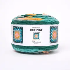 Bernat&reg; All in One&trade; Blanket Granny&trade; Yarn Seaside Shine