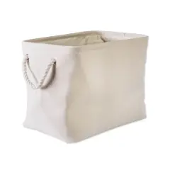 DII&reg; Large Variegated Rectangular Bin Cream