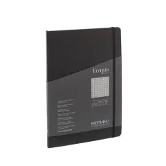 Fabriano&reg; Ecoqua Plus Stitch-Bound Graph Notebook Black