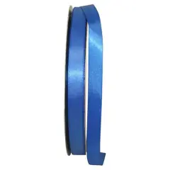 JAM Paper 5/8" x 100yd. Double Face Satin Ribbon Royal Blue