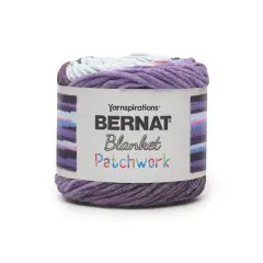 Bernat&reg; Blanket Patchwork Yarn Purple Pop