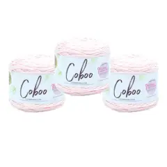 3 Pack Lion Brand&reg; Coboo&reg; Yarn Pale Pink