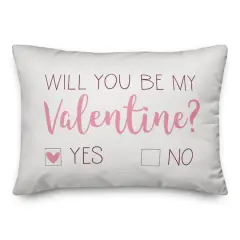 Be My Valentine Choice Throw Pillow