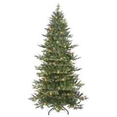 7.5ft. Pre-Lit Royal Majestic Douglas Fir Artificial Christmas Tree, Clear LED Lights