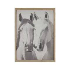 15.75" Black & White Horses Wall D&eacute;cor by Ashland&reg;