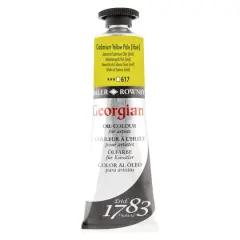 Daler-Rowney&reg; Georgian Oil Colour, 38mL 617 Cadmium Yellow Pale Hue