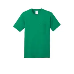 Port & Company&reg; Core Cotton Pocket Adult T-Shirt Kelly