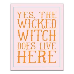 Wicked Witch Canvas Wall Art