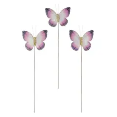 Purple & Lavender Glitter Butterflies, 3ct. by Ashland&reg;