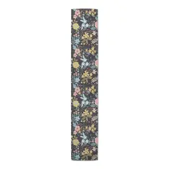 90" Bright Floral Pattern Poly Twill Table Runner