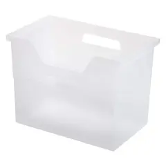IRIS&reg; Large Open Top Plastic File Box