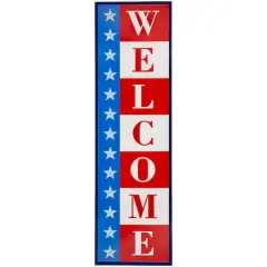40" Americana Welcome Metal Wall Sign