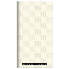 2026-2027 Checkerboard Small Monthly Pocket Planner