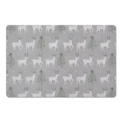 Deer and Tree Pattern 27x18 Floor Mat