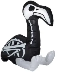 3ft. Airblown&reg; Inflatable Halloween Skeleton Flamingo