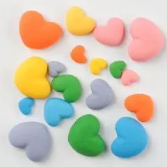 PME Cake Sweet Street&reg; Rainbow Hearts Icing Decorations