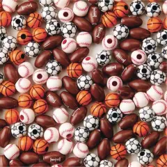 Color Splash!&reg; Plastic Sport Beads
