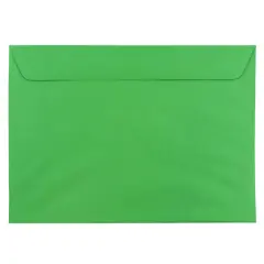 JAM Paper 9" x 12" Booklet Envelopes, 25ct. Green