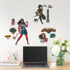RoomMates Ms. Marvel Peel & Stick Wall Decals