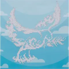 Diamond Dotz&reg; at Home Beginner Silver Dove Diamond Painting Kit