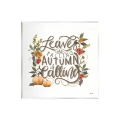 Stupell Industries Autumn is Calling Phrase Wall Plaque Art