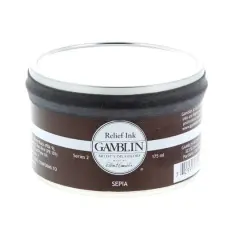 Gamblin Relief Ink, 175mL Sepia