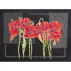 Abris Art Poppies Cross Stitch Kit
