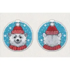 Oven Christmas Bear Cross Stitch Kit