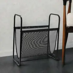 Household Essentials 20" Mesh Indoor/Outdoor Log Holder Magazine Rack