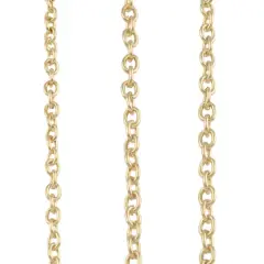 14K Gold Plated Cable Necklace Set by Bead Landing&trade;