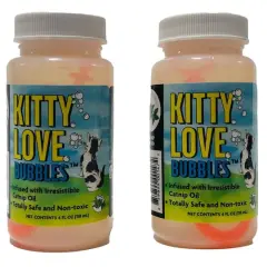 Kitty Love Bubbles&trade; 4 oz. Catnip Scented Bubbles for Cats, 2ct.