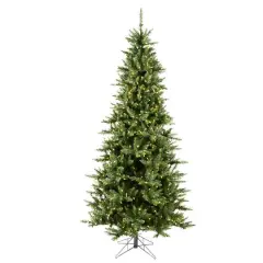 6.5ft. Pre-Lit Slim Camdon Fir Artificial Christmas Tree, Warm White Dura-Lit&reg; LED Lights