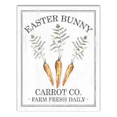 Easter Bunny Carrot Co. Canvas Wall Art