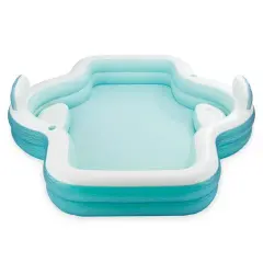 Funsicle 10ft. Teal & White Shimmer Party Lounge Pool