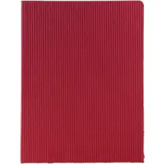 JAM Paper Corrugated Textured 2-Pocket Folders, 6ct. Red