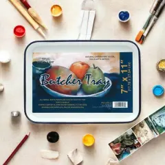 Pro Art&reg; Porcelain Coated Metal Butcher Tray