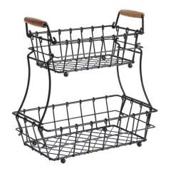 SunnyPoint 2-Tier Wire Basket