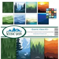 Reminisce Collection Kit 12"X12"-Scenic View