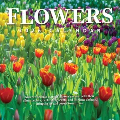 2026 Flowers Wall Calendar