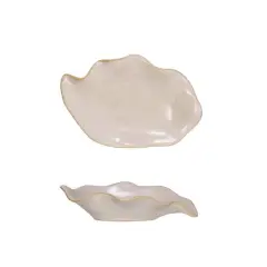 Hello Honey&reg; White Reactive Glaze Stoneware Soap Dish & Spoon Rest