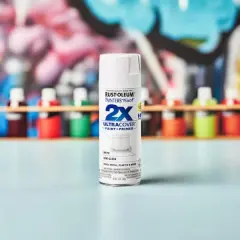 Painter's Touch&reg; 2X Ultra Cover&reg; White Semi-Gloss Spray Paint