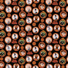 Space Jam Character Cards Precut Cotton Fabric