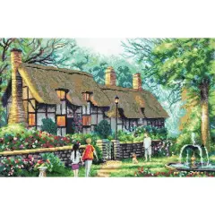 Charivna Mit Cozy Evening Counted Cross Stitch Kit