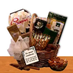 With Our Sincere Condolences Gift Basket